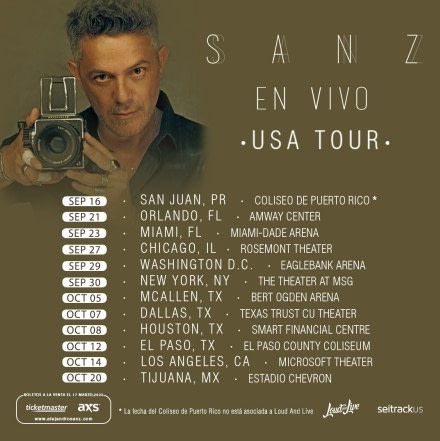 Alejandro Sanz En Vivo-USA2023Tour